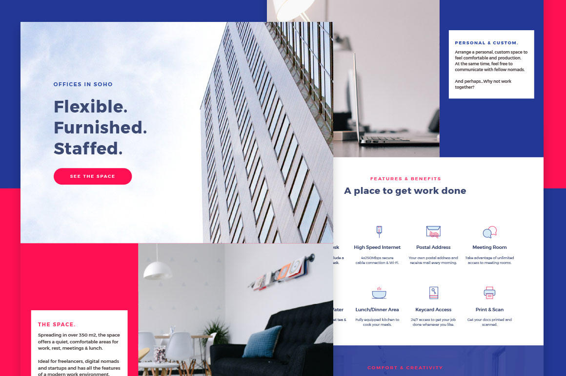 CoWorking - Landing Page
